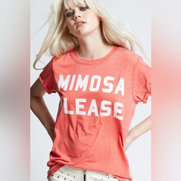 Recycled Karma Mimosa Please Tee - Picture 1 of 12